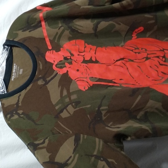Authentic Polo Sport Ralph Lauren Shirt Sz.XL Large Print On Front (X-50 CRATE) - Picture 5 of 16